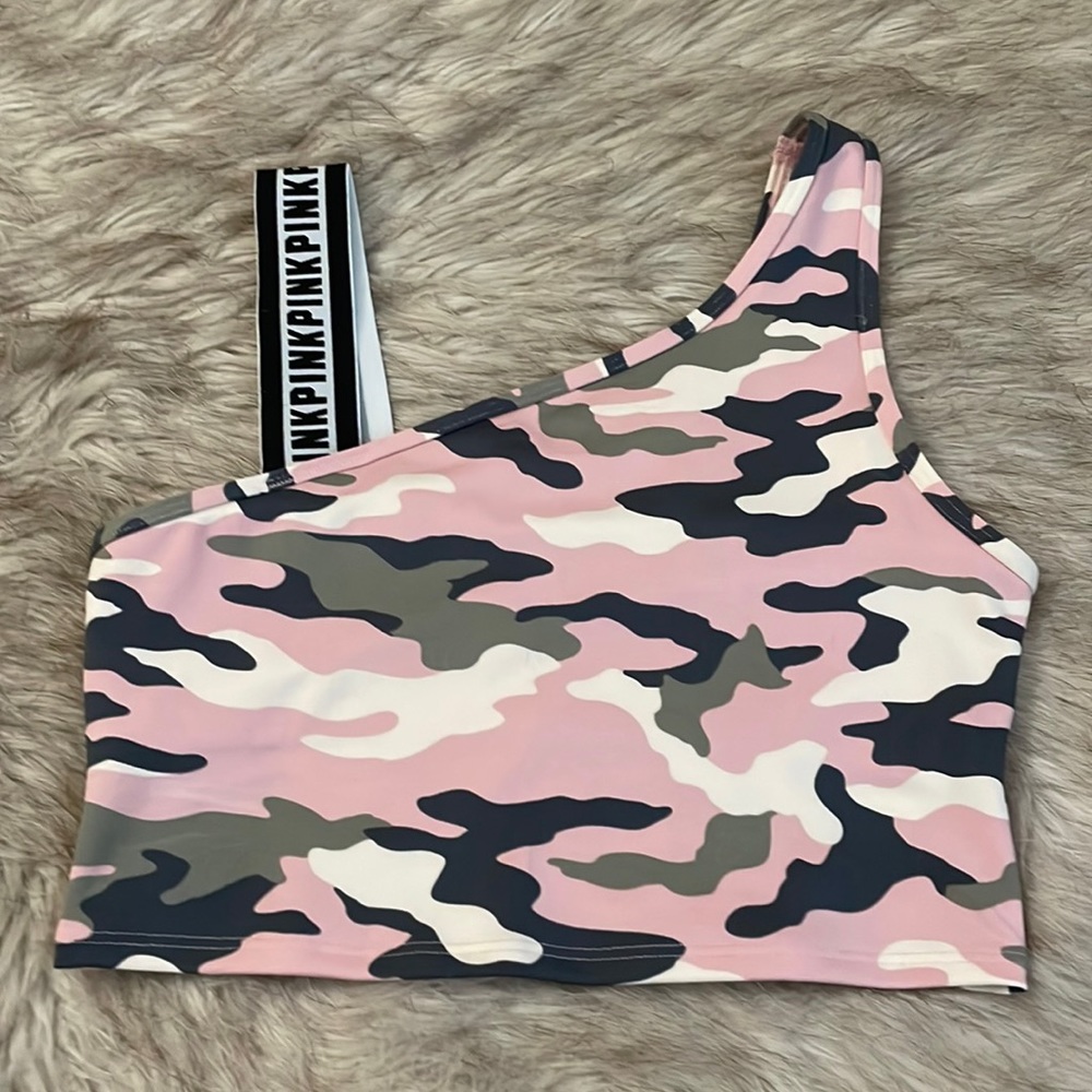 PINK - Ultimate Logo Strap Sports Bra